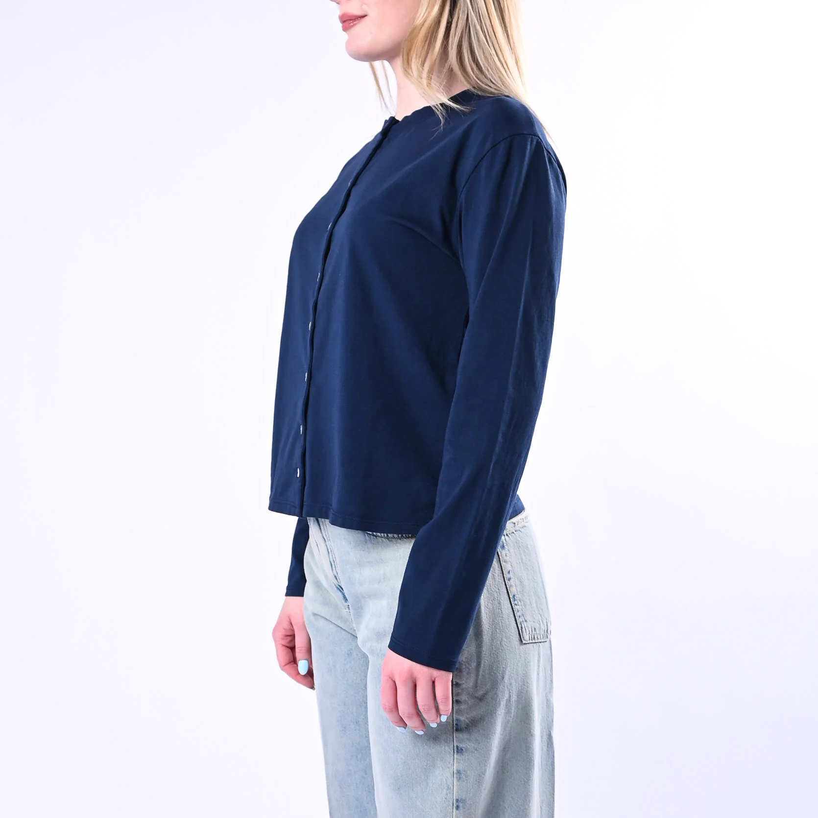 TENSIONE IN - T-SHIRT REBECCHINA JERSEY ART.21012/BL - BLU - Image 3