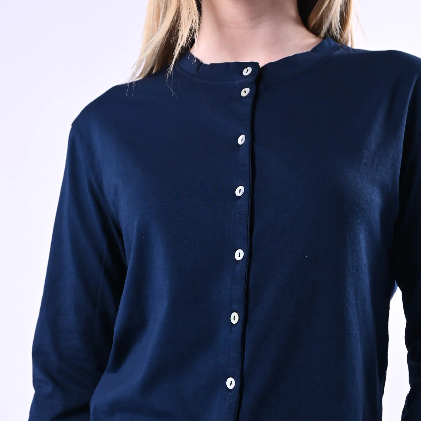 TENSIONE IN - T-SHIRT REBECCHINA JERSEY ART.21012/BL - BLU - Image 5