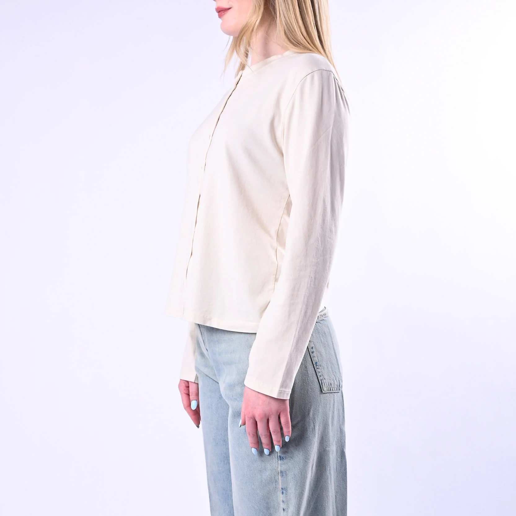 TENSIONE IN - T-SHIRT REBECCHINA JERSEY ART.21012/BU - BURRO - Image 3