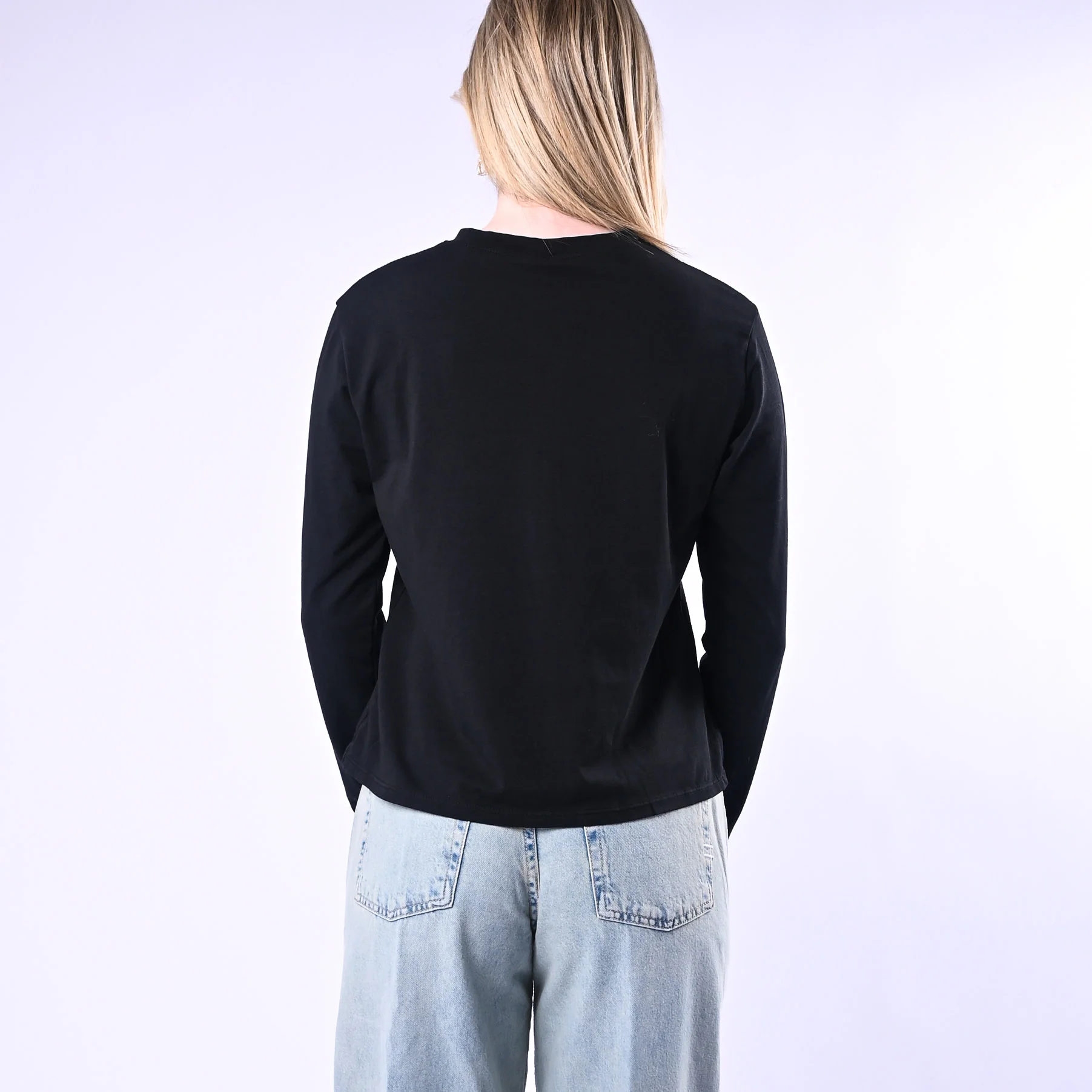 TENSIONE IN - T-SHIRT REBECCHINA JERSEY ART.21012/N - NERO - Image 4