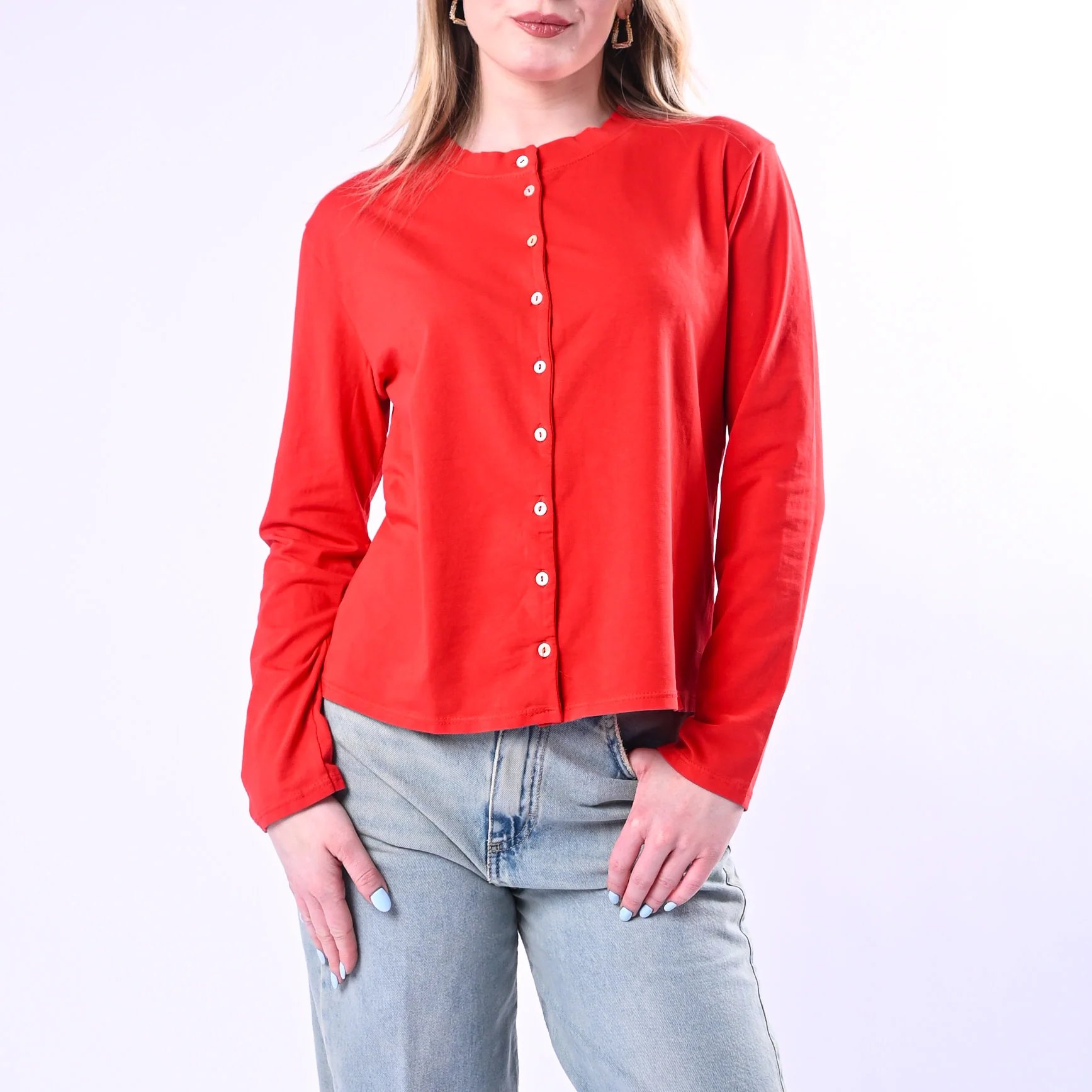 TENSIONE IN - T-SHIRT REBECCHINA JERSEY ART.21012/R - ROSSO