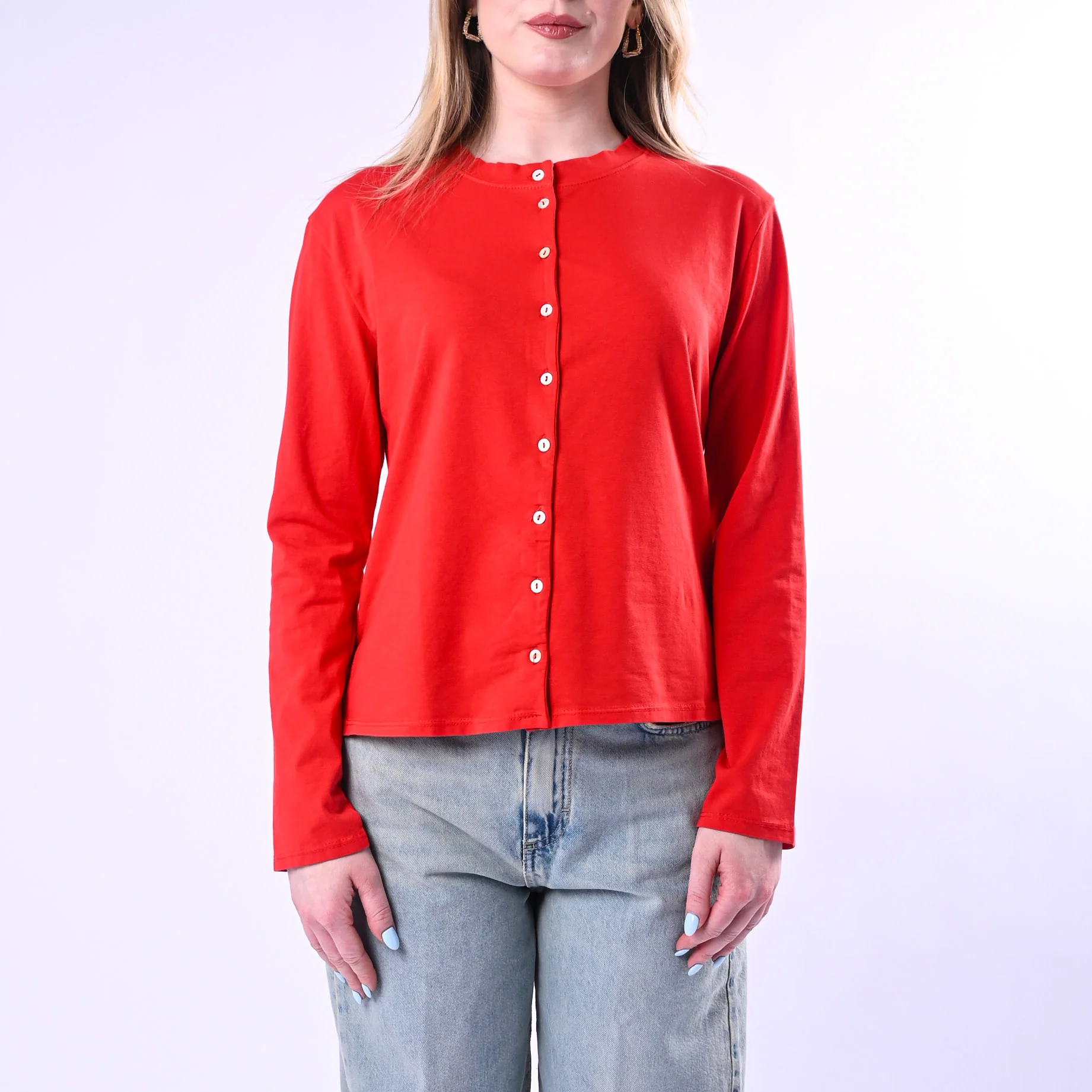 TENSIONE IN - T-SHIRT REBECCHINA JERSEY ART.21012/R - ROSSO - Image 2
