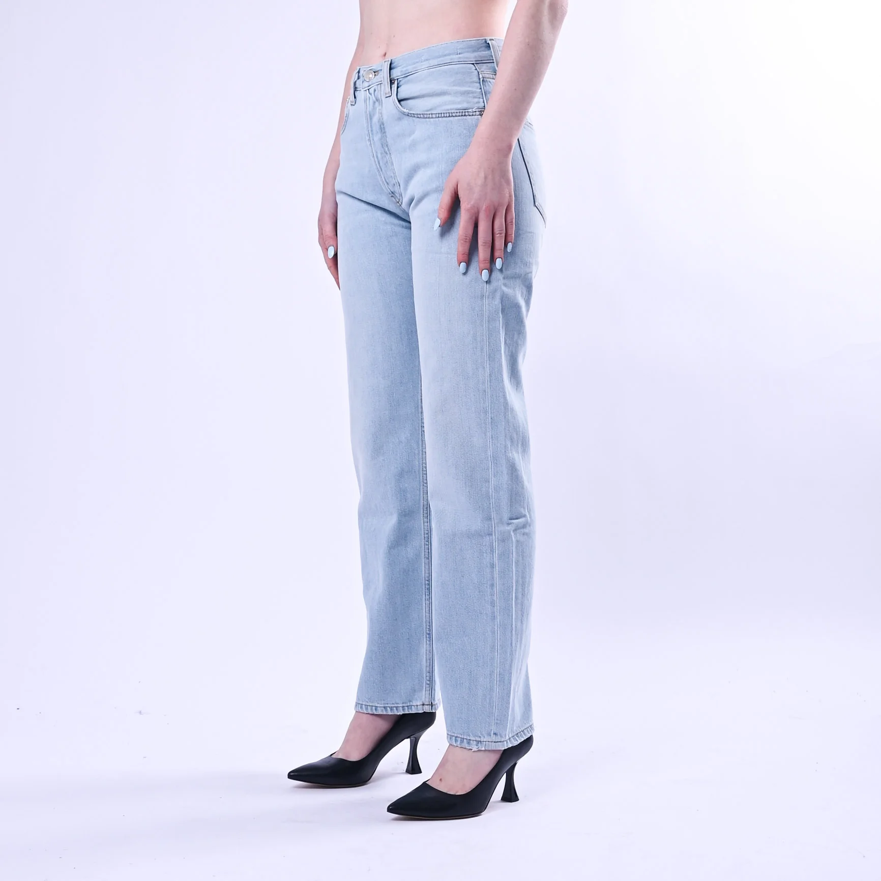 VICOLO - JEANS EMY STRAIGHT FIT ART.DAB5390/J - LAVAGGIO CHIARO - Image 3